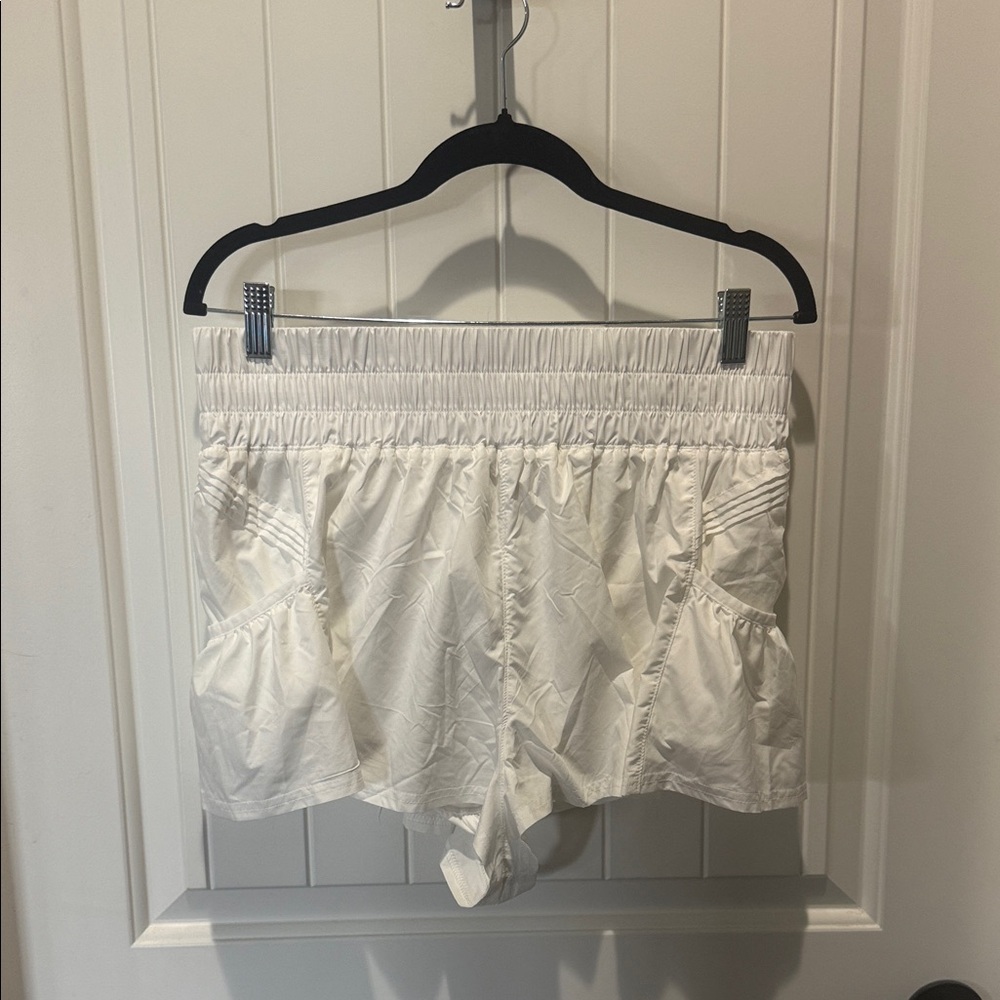 FP Movement by Free People White Athletic Shorts